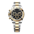 Racing Chronograph 40 – Black Dial | Bicolor Stainless Steel & Gold Tone Bracelet