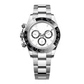 Racing Chronograph 40 – White Dial | Stainless Steel Case & Black Ceramic Tachymeter Bezel