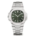 Integrated Classic 40 – Olive Green Dial | Steel Bracelet & Horizontal Texture