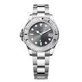 Sport 37 – Rhodium Dial | Steel Bracelet & Matte Rotating Bezel